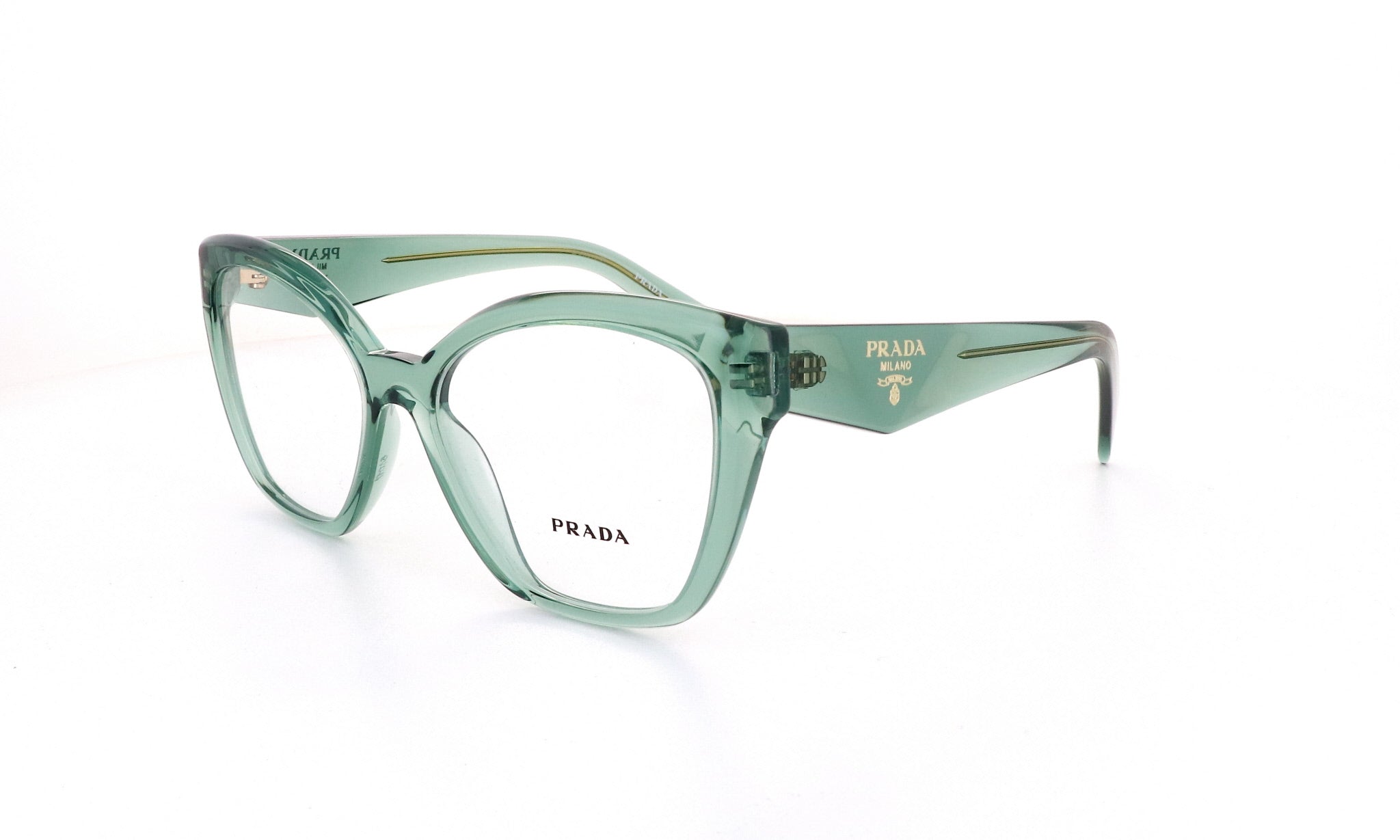 Prada VPR 20Z translucent green frame